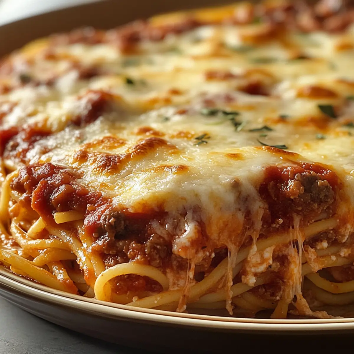 Gebackene Spaghetti Rezept in Perfektion