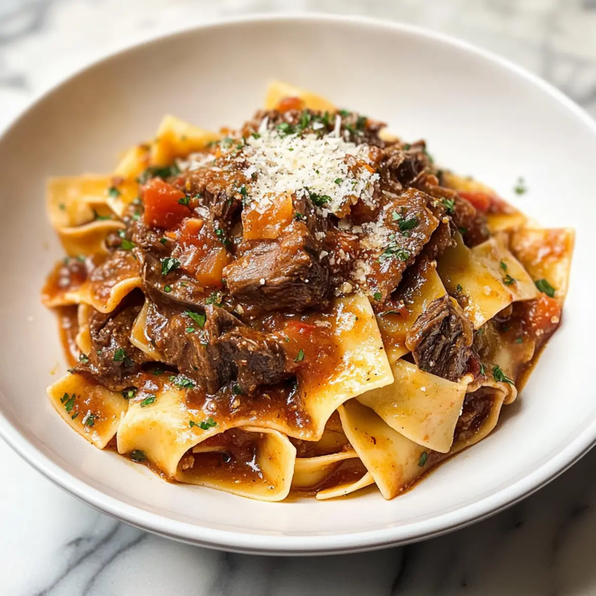 Rinderschmortkotelett-Ragu für Gemütliche Abende