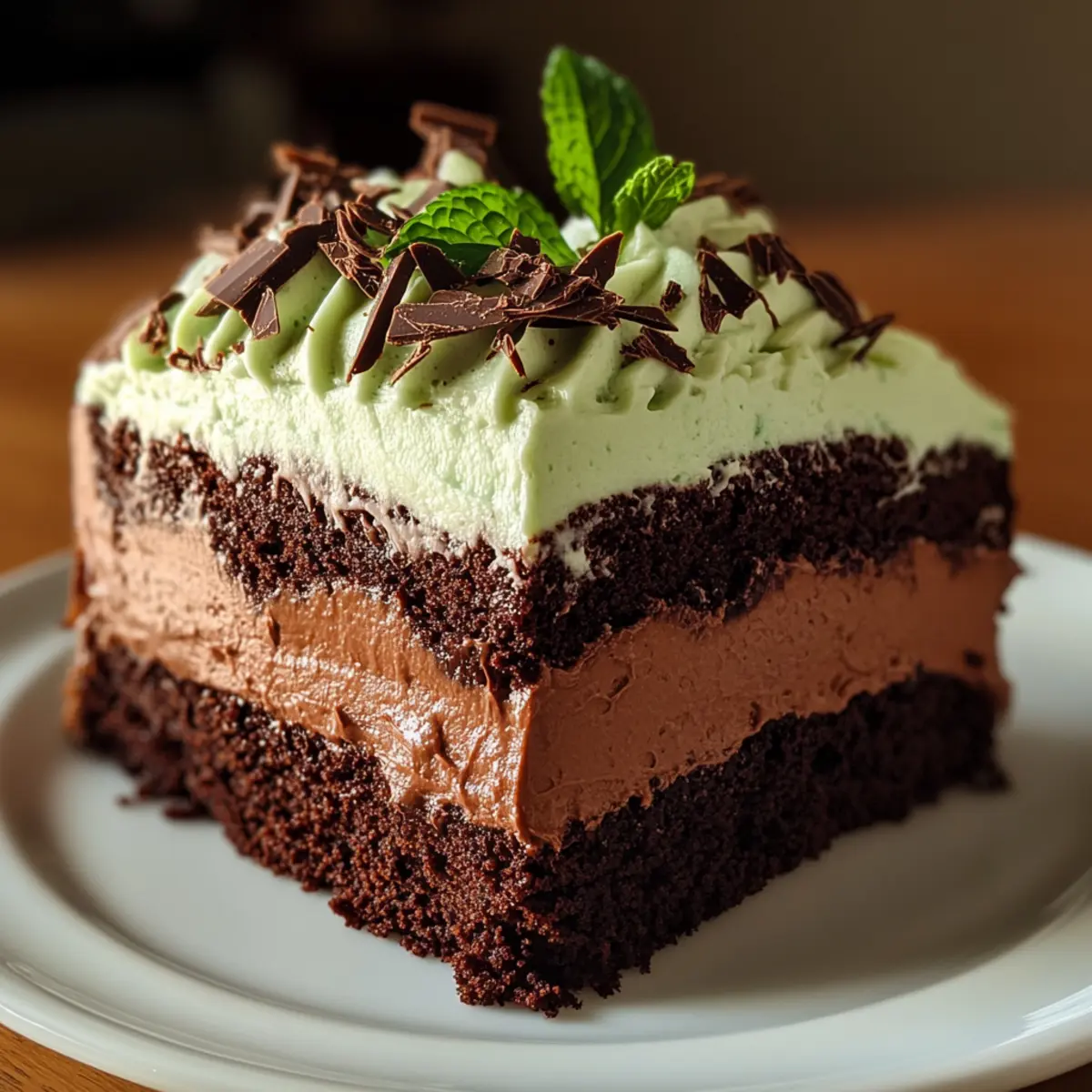 Bester Minz-Schokoladenmousse-Kuchen für besondere Anlässe