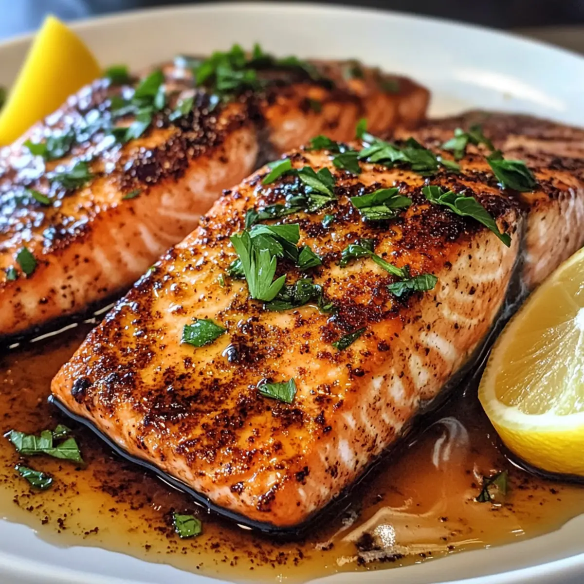 Cajun Honigbutter Lachs in 25 Minuten zubereiten