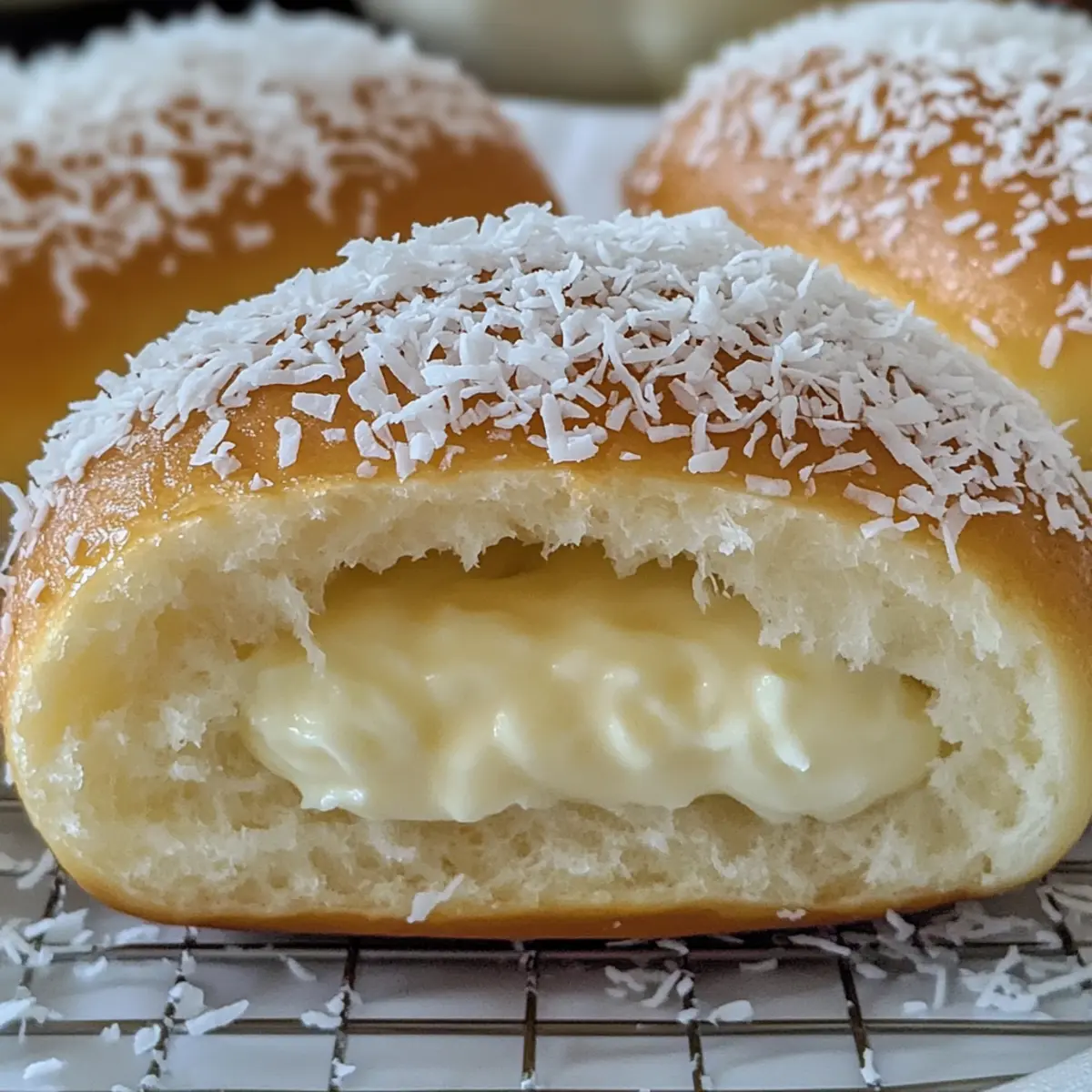 Kokosnusscreme Brötchen für den ultimativen Genuss