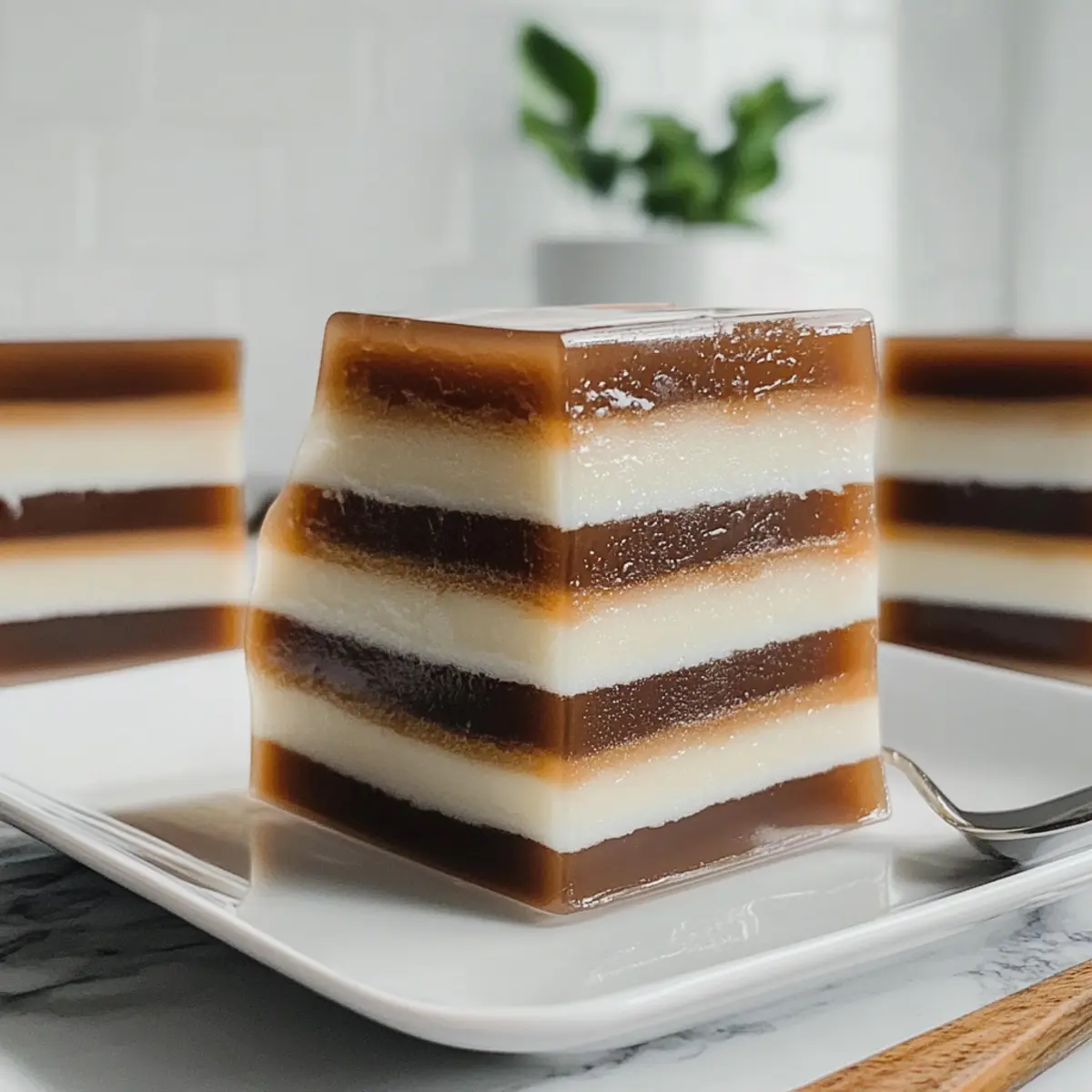 Cremiger Milo Kokosnussgelatine für heiße Tage