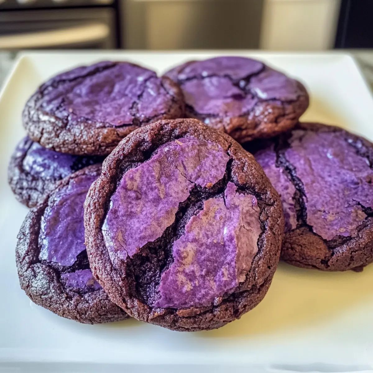 Leckere Ube Brownie Plätzchen für den perfekten Genuss