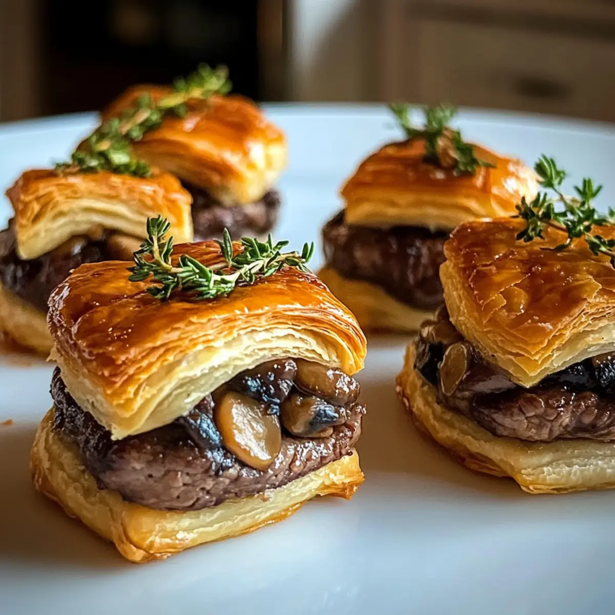 Mini Rinder Wellington Bissen Rezept für jeden Anlass