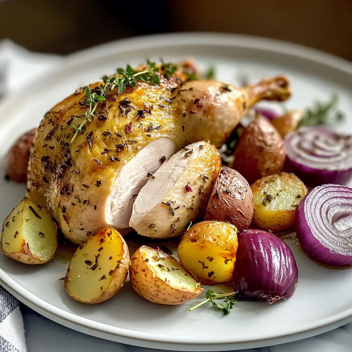 Perfekte Brathähnchen und Gemüse Rezept für jeden Tag