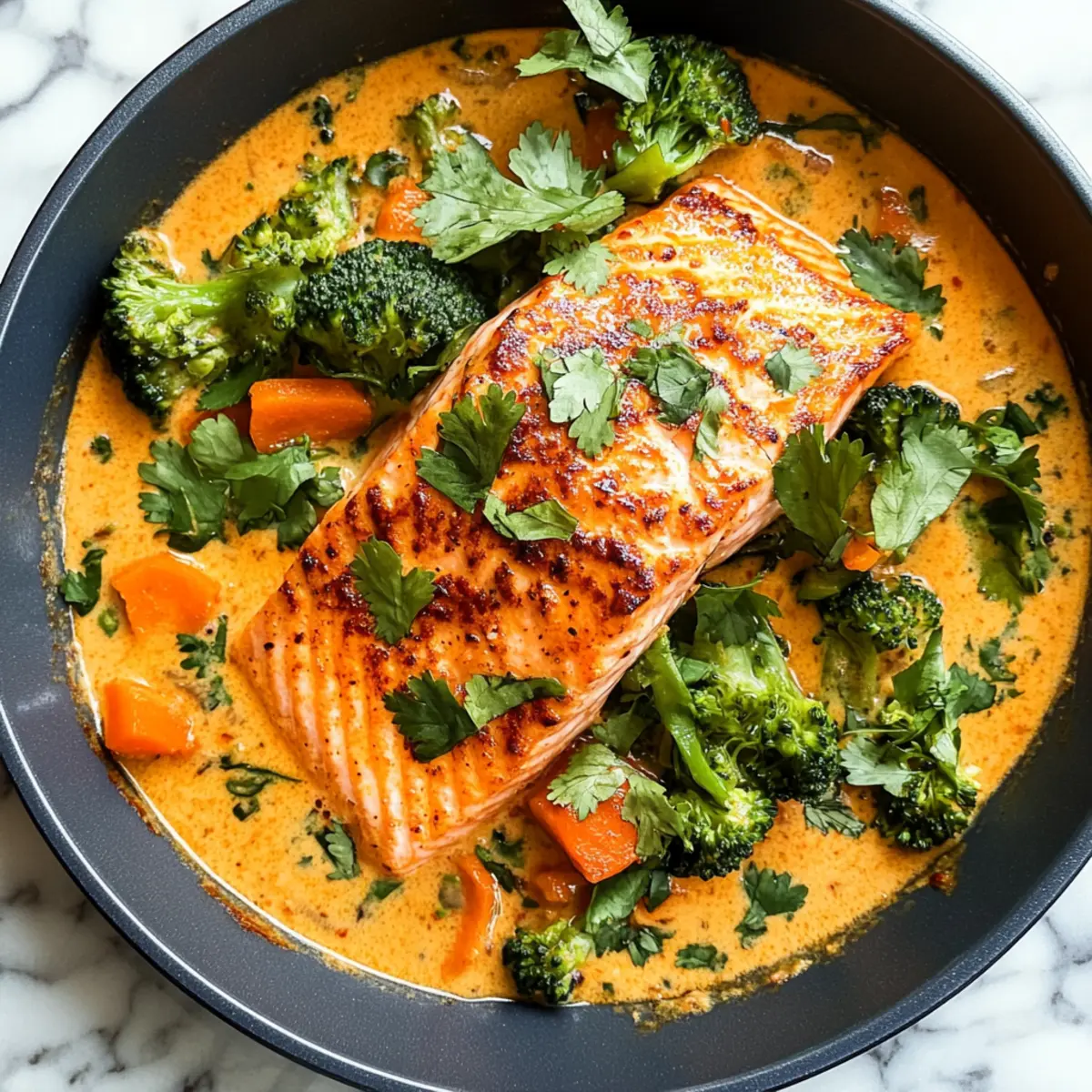 Lachs-Kokos-Curry: Schnelles, cremiges Genussrezept