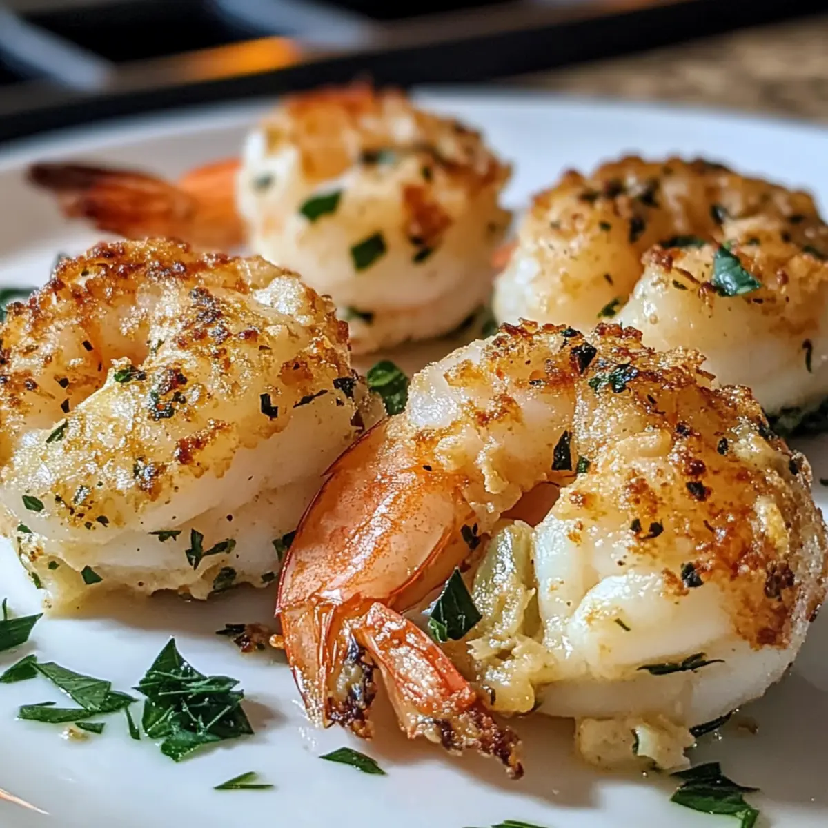 Herzhafte gefüllte Garnelen für festliche Anlässe