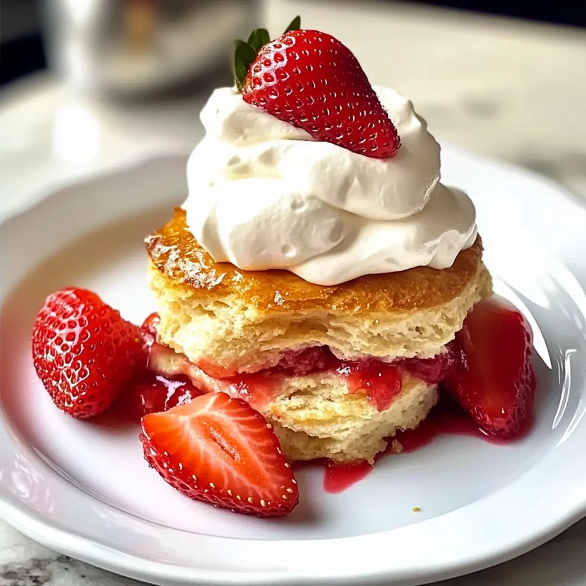 Einfache Erdbeer-Shortcakes für den Sommergenuss
