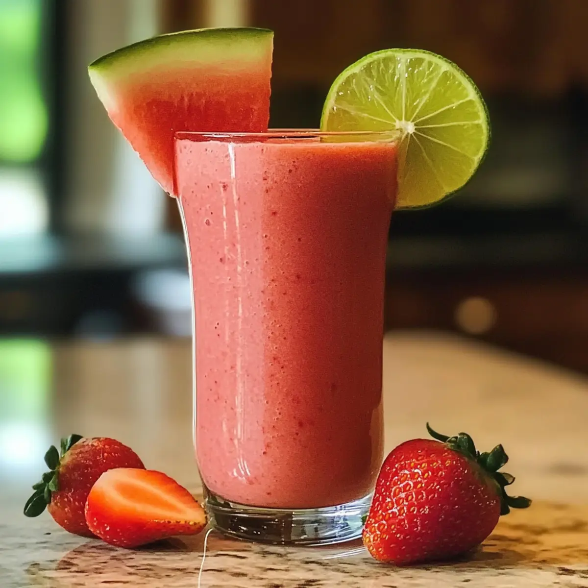 Wassermelonensmoothie Rezept für heiße Sommertage