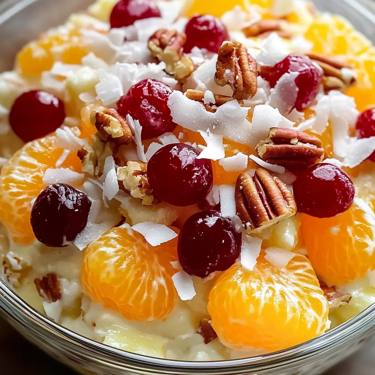 Erfrischendes Ambrosia Salat Rezept für jeden Anlass