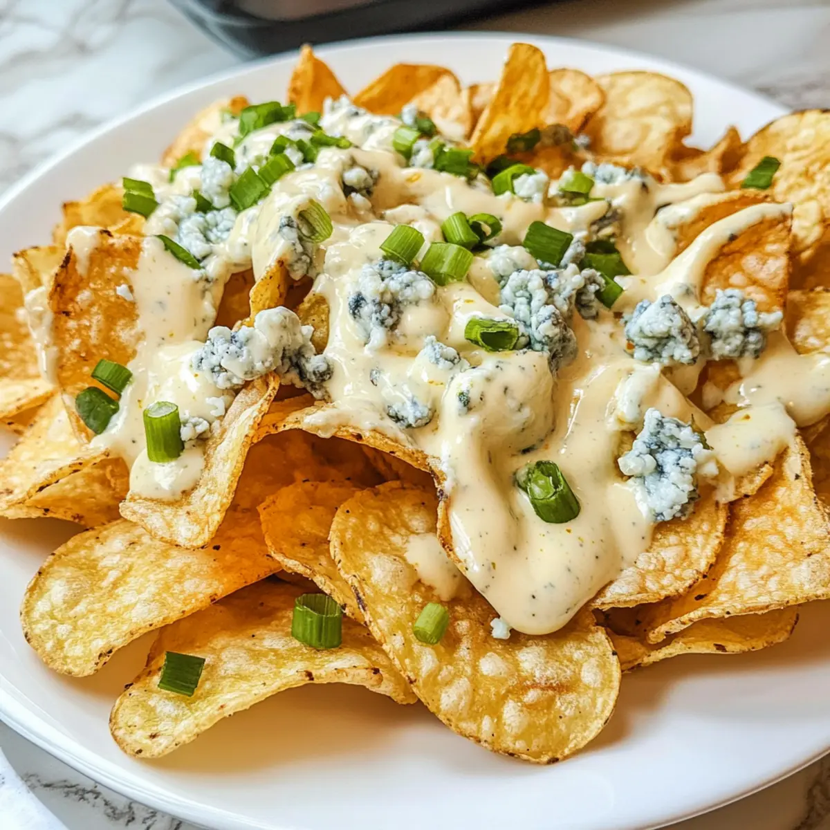 Bennigan's Blauschimmelkäse-Chips schnell selbstgemacht