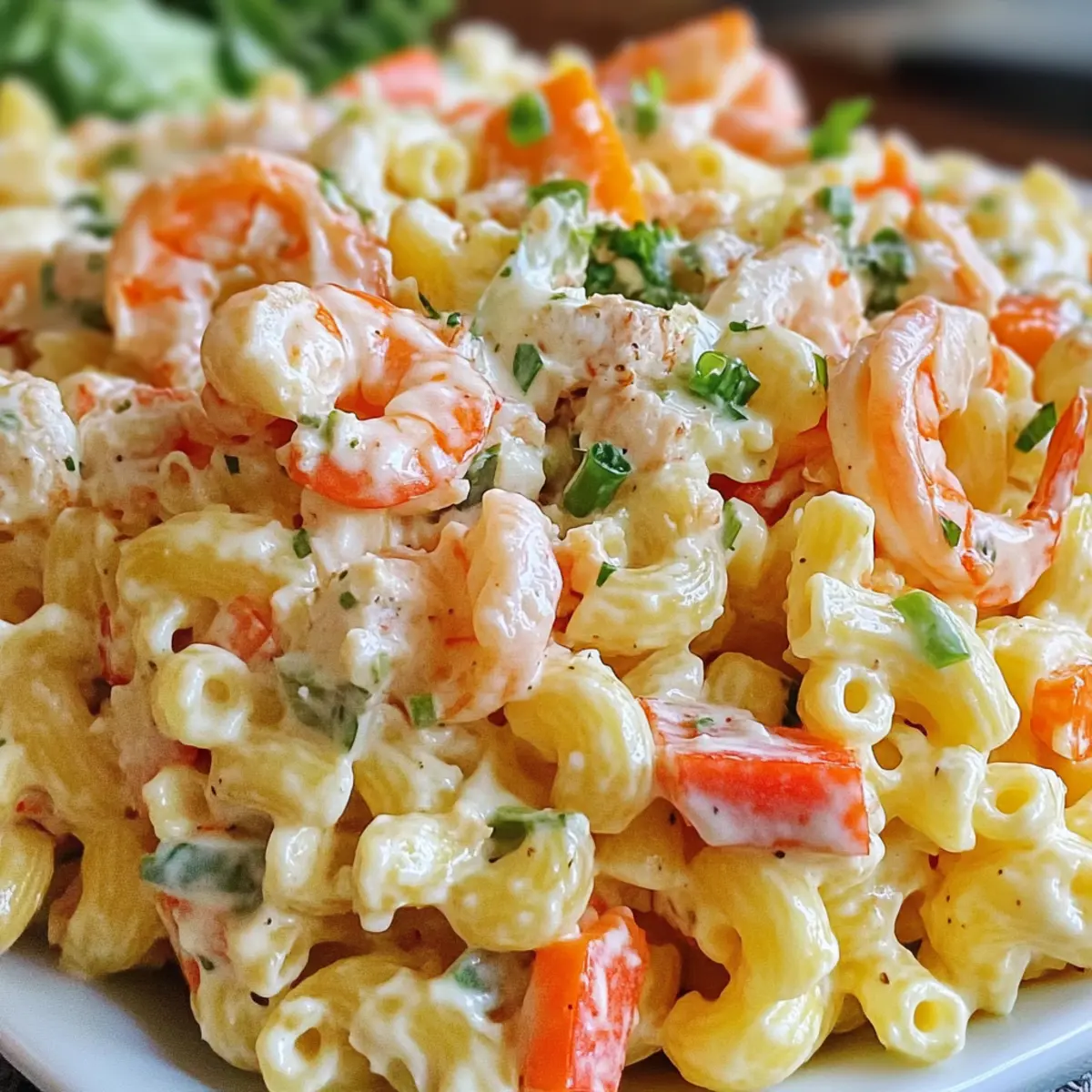 Bester Meeresfrüchte-Pasta-Salat für den Sommer