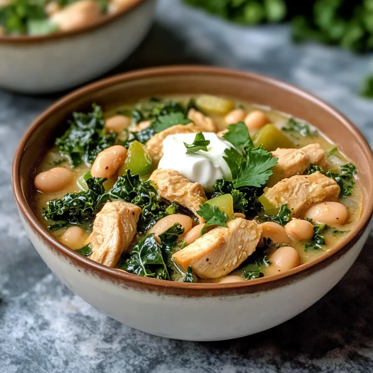 Hähnchen und Grünkohl Chili Rezept für Herz & Seele