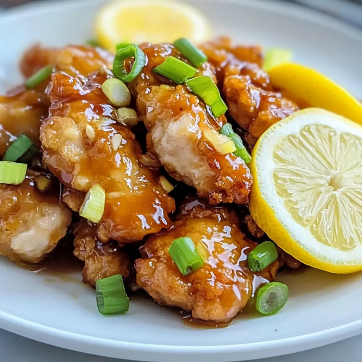 Crispy Hähnchen mit Zitronensauce selber machen
