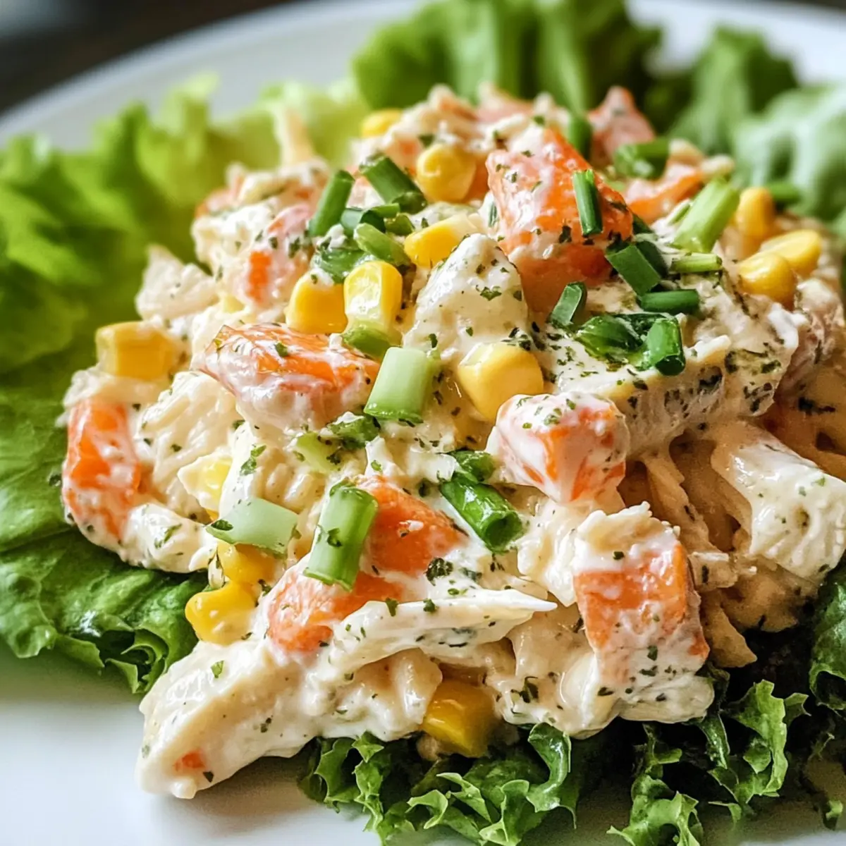 Cremiger Meeresfrüchtesalat mit Imitationskrabbenrezept