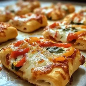 Tiefe Dish Croissant Rolle Pizzen