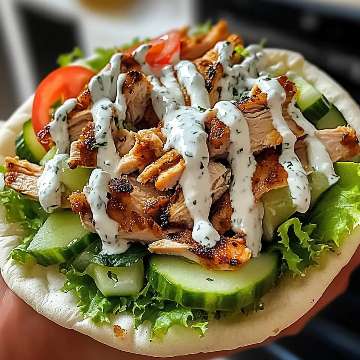 Leckeres Hähnchen-Shawarma mit Knoblauchsauce zaubern