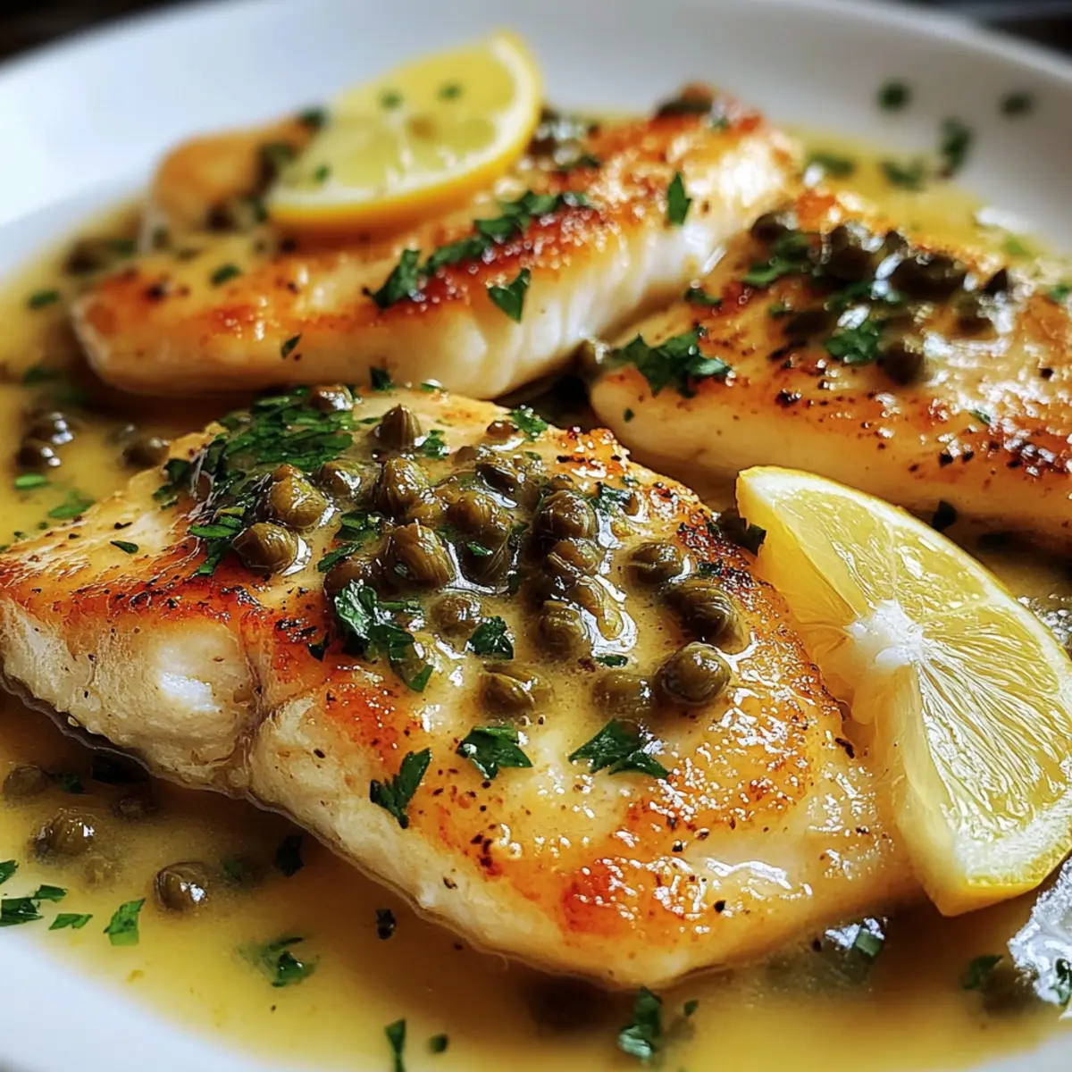 Einfache Fisch Piccata in 20 Minuten genießen