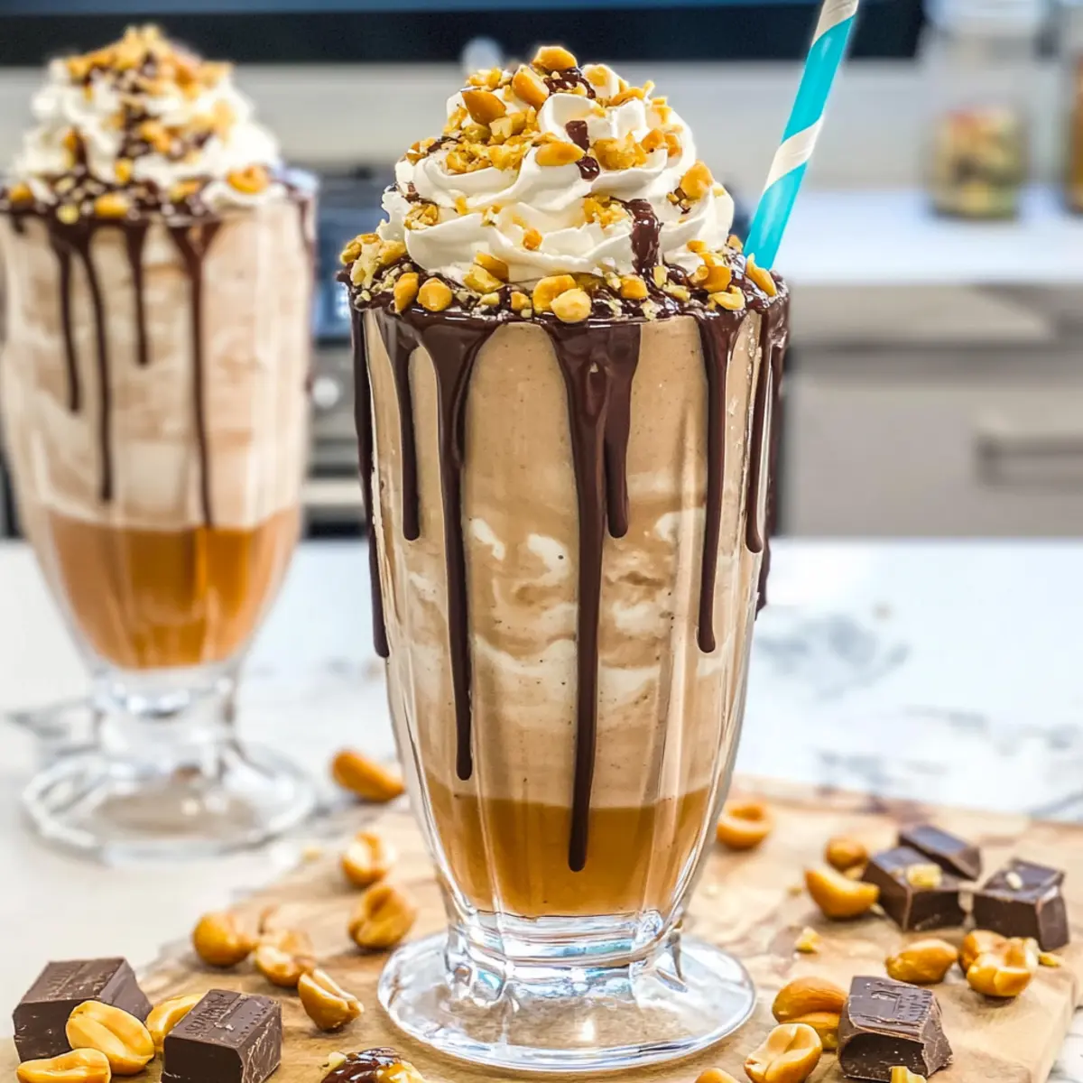 Einfache Snickers Milchshake für den perfekten Genuss