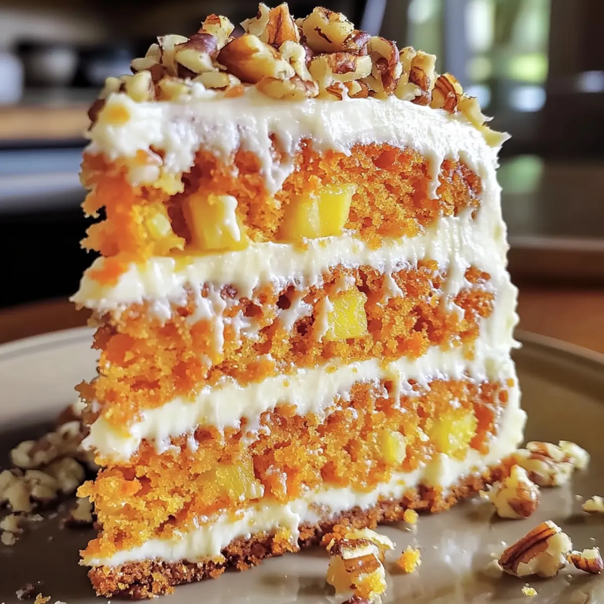 Hawaiianischer Karottenananas-Kuchen für jeden Anlass