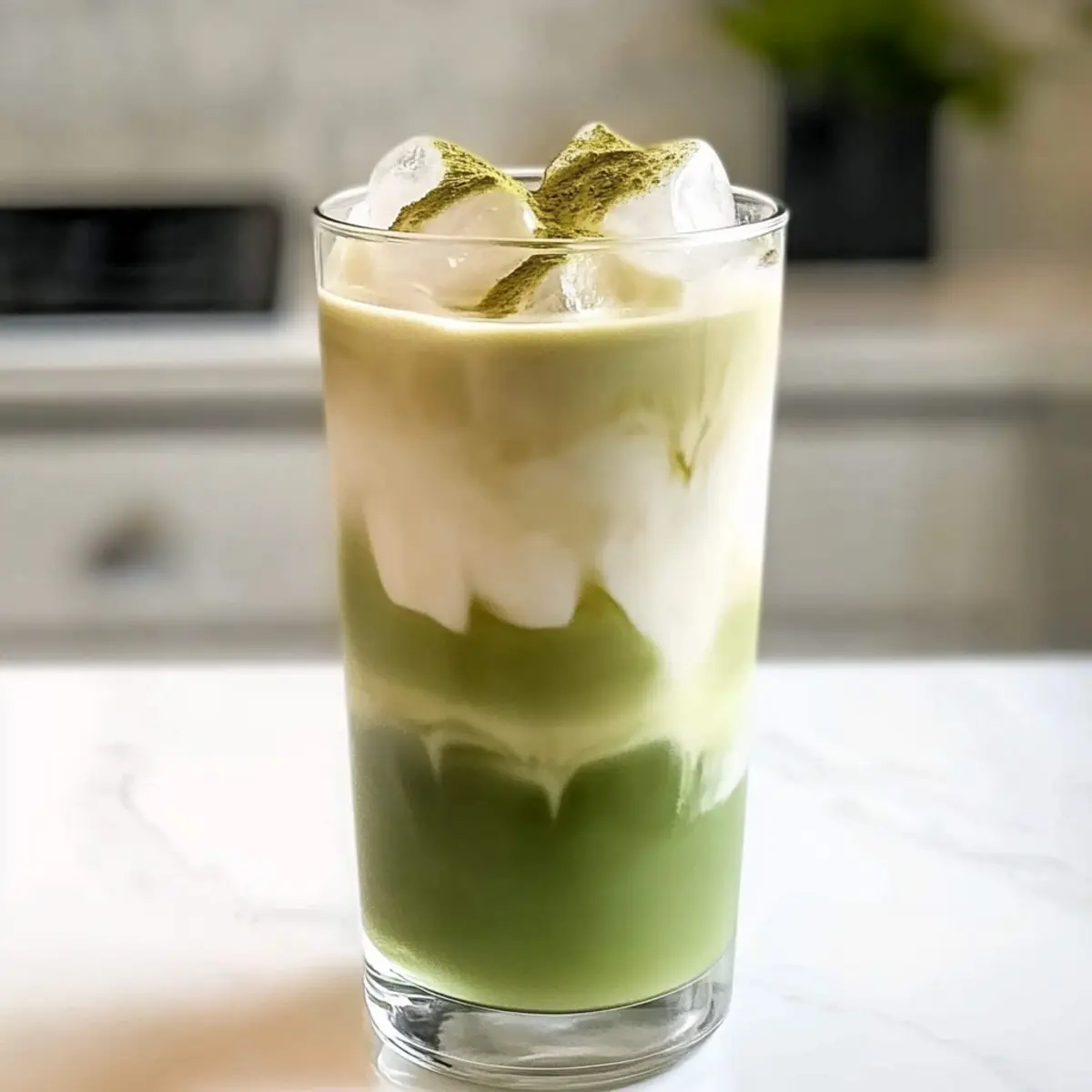 Eis-Matcha-Latte-Rezept für heiße Tage