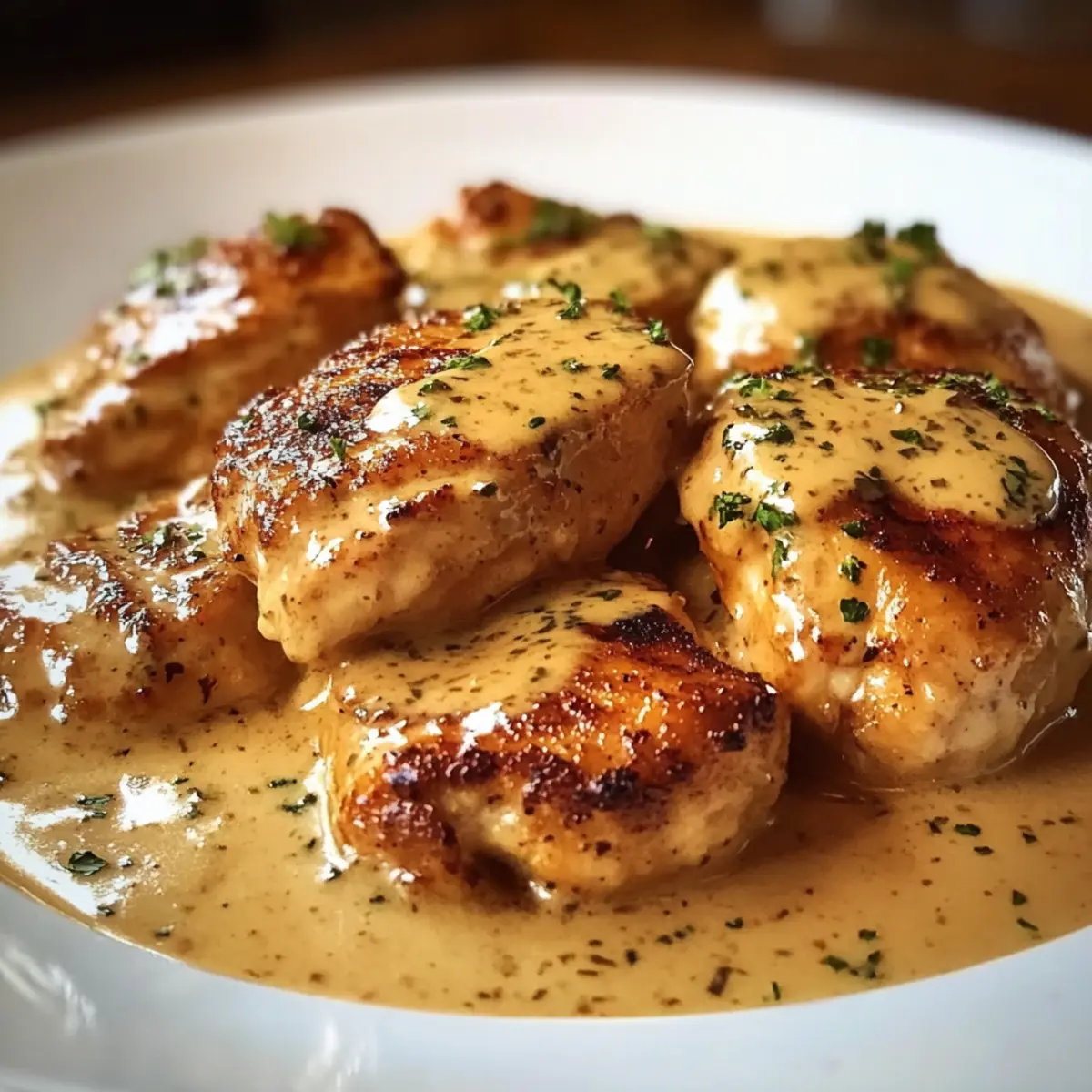 Irish Hühnchen in Whiskey-Sahnesauce mit WOW-Effekt