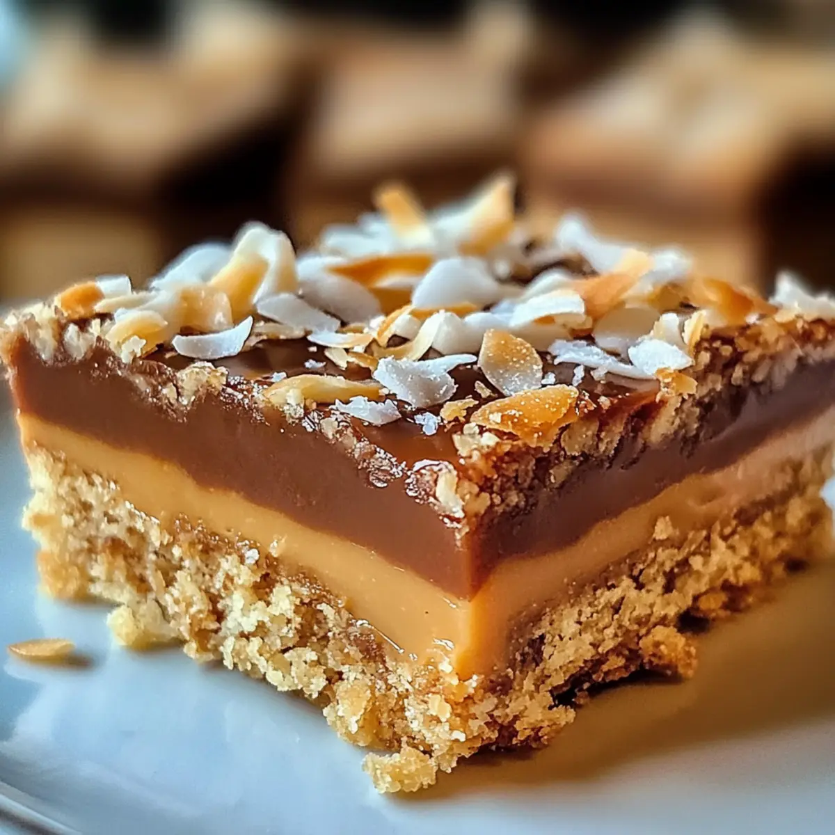 Unwiderstehlich Kauer-Kokos-Toffee-Riegel selbstgemacht