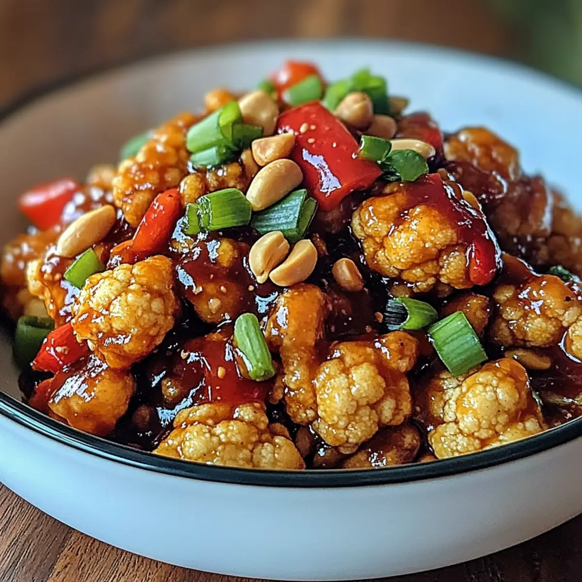 Köstlicher Kung Pao Blumenkohl für dein Zuhause