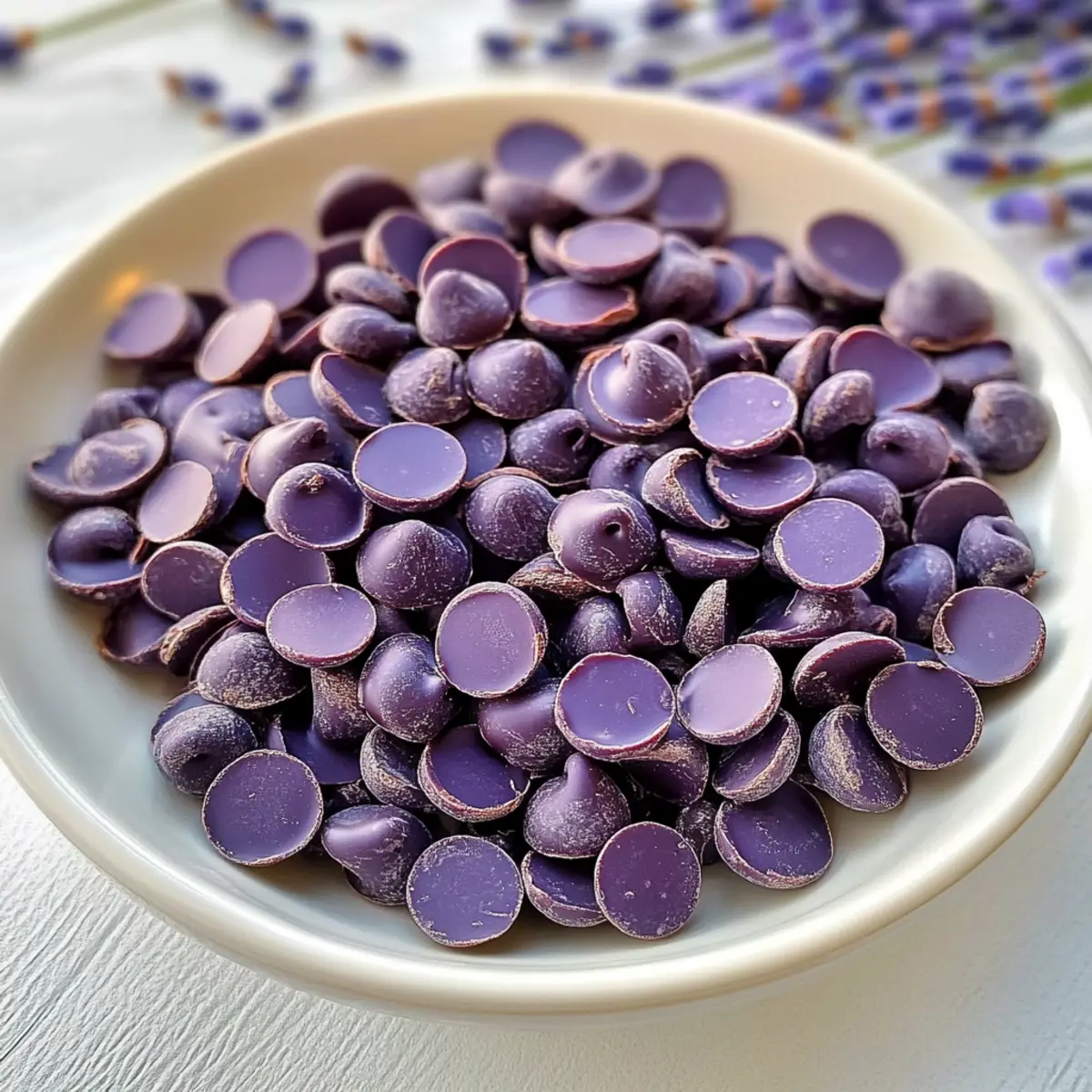 Lavendel-Schokoladenstückchen selbstgemacht und lecker