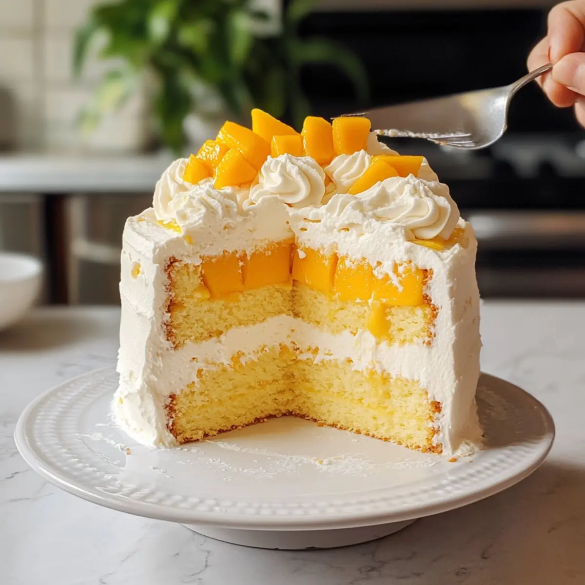 Mango Kuchen für den perfekten Sommergenuss