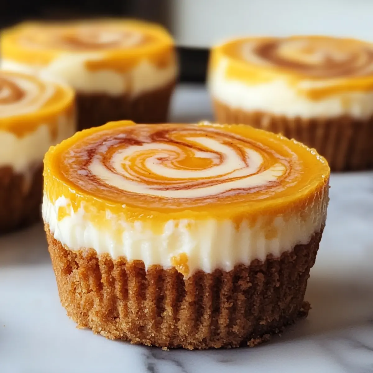 Mini-Kürbis-Schokoladenkekskuchen für den Herbst