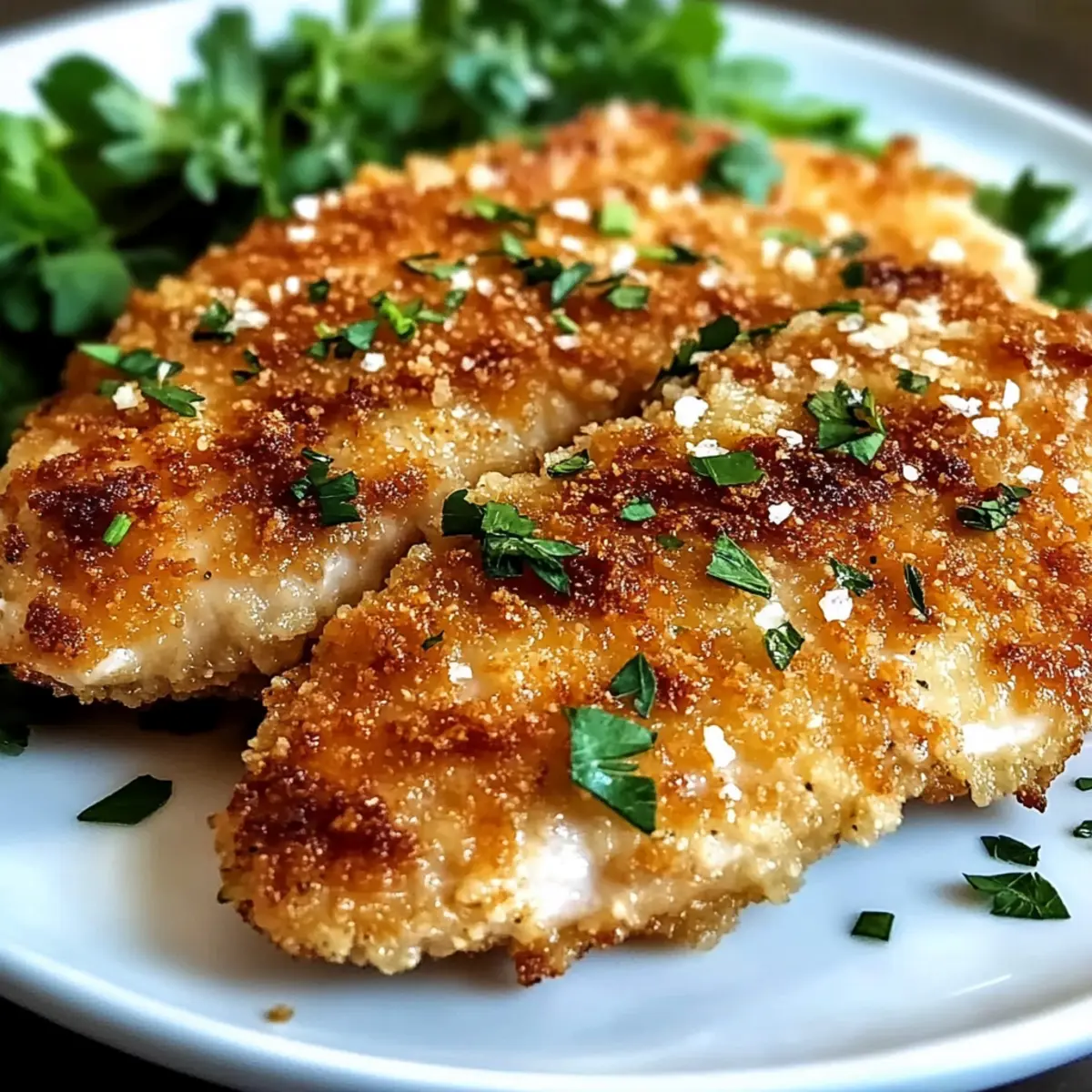 Parmesan-Krusten-Hühnchen Rezept für besondere Abende