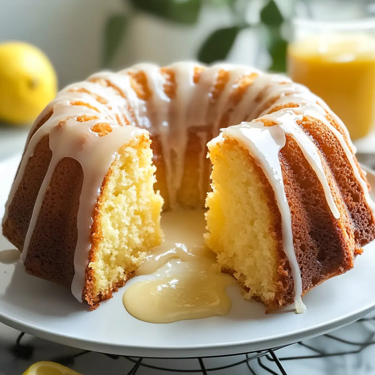 Perfekter Zitronen-Bundtkuchen für Frühling und Sommer