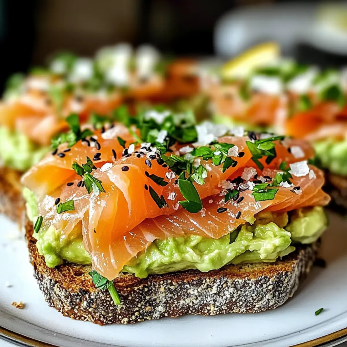 Geräucherter Lachs & Avocado-Toast: Gesund & Lecker