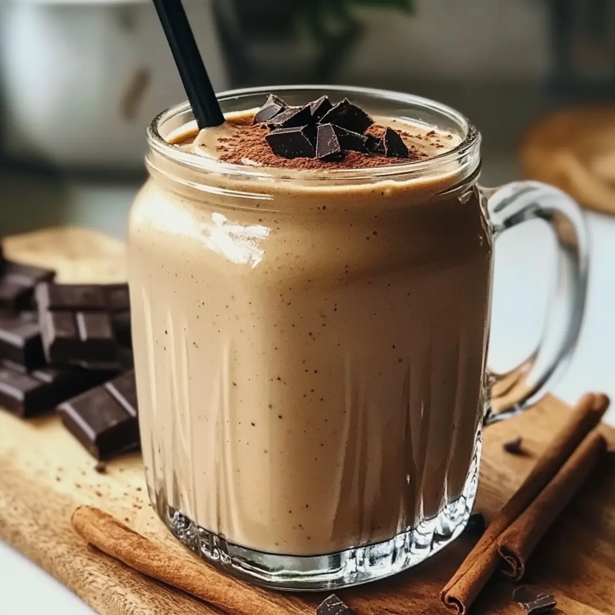 Tahini Kaffee Smoothie Rezept für deinen Energieschub