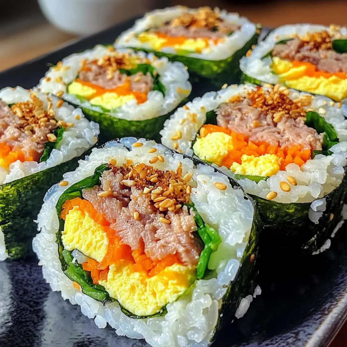 Thunfisch-Mayo-Kimbap mit Gemüse: Lecker und einfach