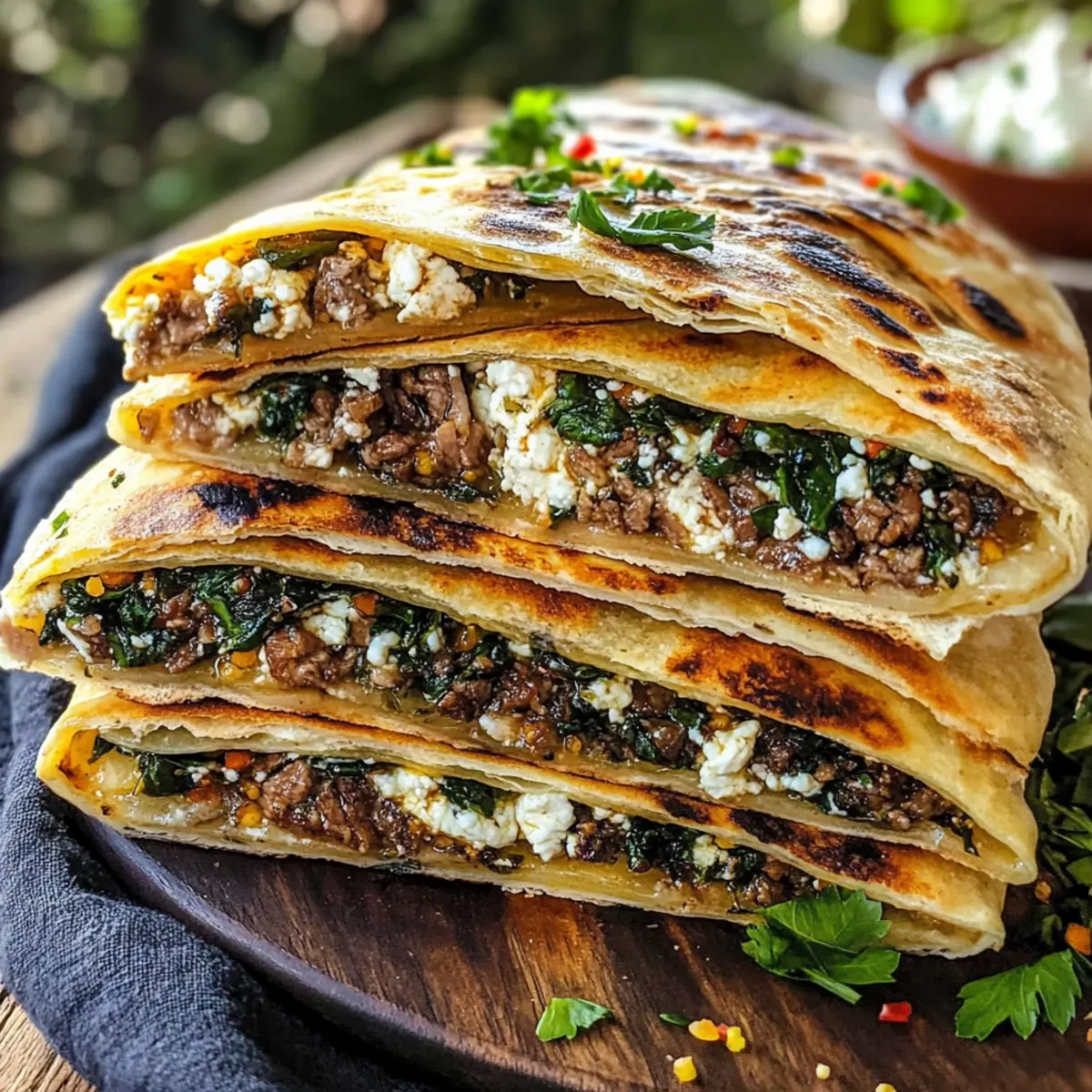 Lamm-Gözleme: Flaky Genuss aus der Pfanne