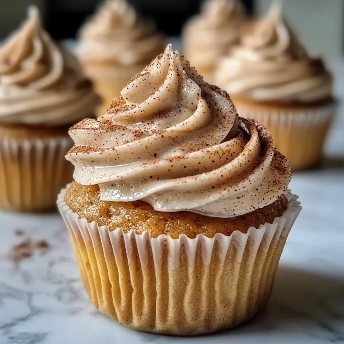 Vanille Chai Kürbis Latte Cupcakes für die Seele