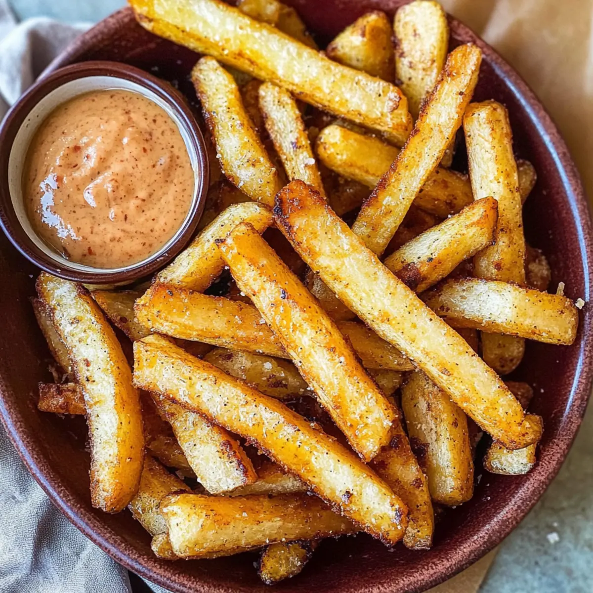 Krosse Yuca-Pommes: Gesund und Einfach Zubereiten