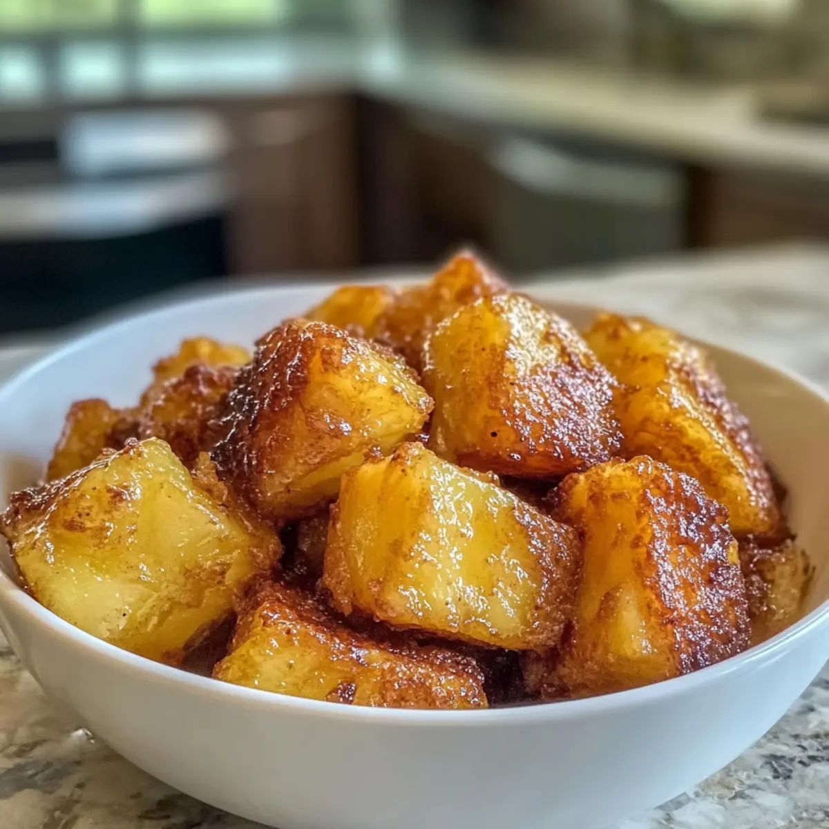 Luftfritteuse Ananastücke Rezept für eine süße Auszeit