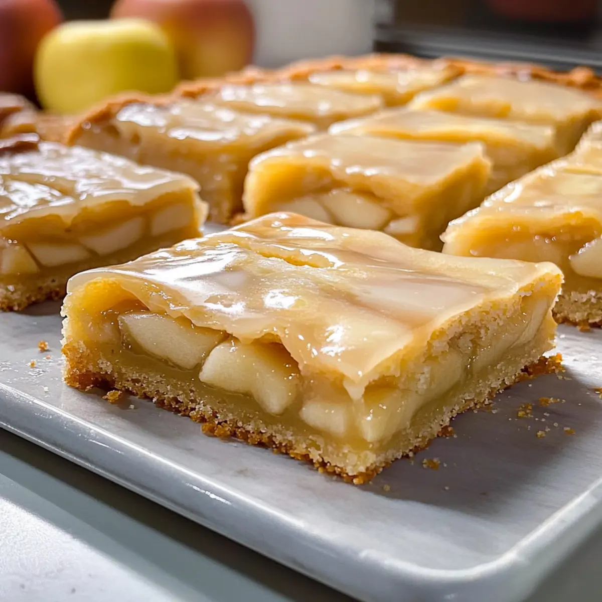 Apfelmuskuchen vom Blech ganz einfach selbstmachen
