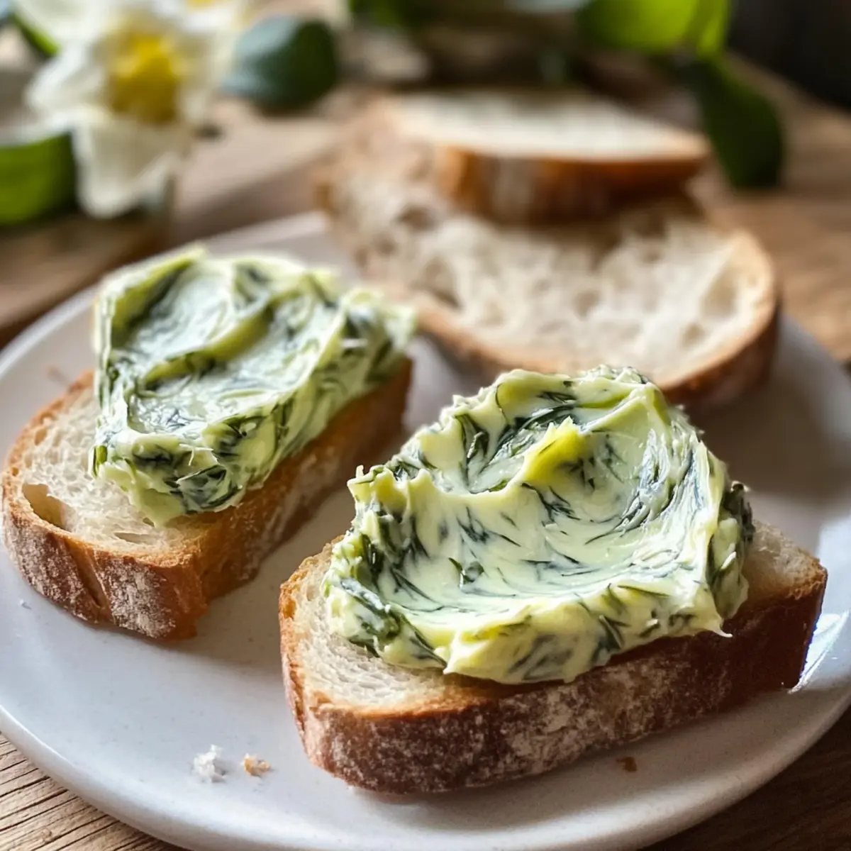 Bärlauchbutter für ein frisches Frühlingsgeschmackserlebnis