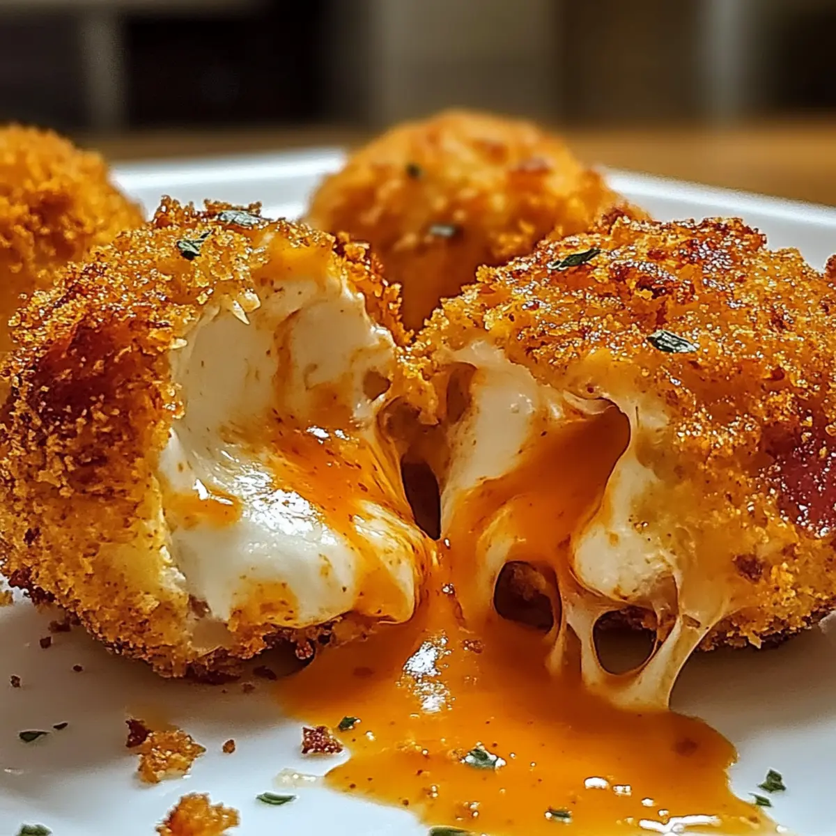 Buffalo-Hühnchen-Bacon-Mozzarella-Bomben leicht gemacht