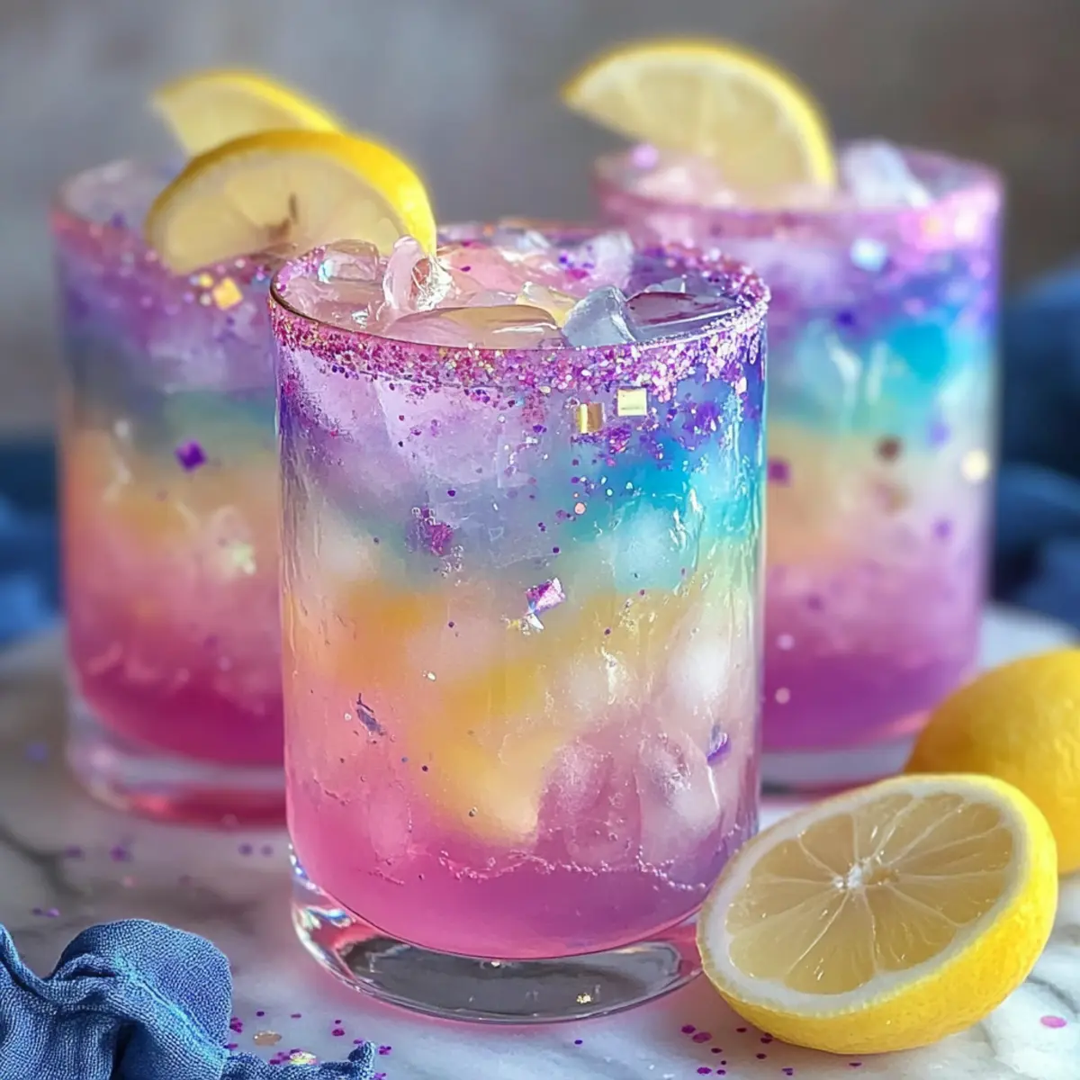 Verzauberte Einhorn-Limonade für magische Tage