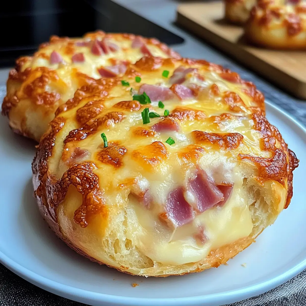 Flammkuchen Brötchen in 35 Minuten selber machen