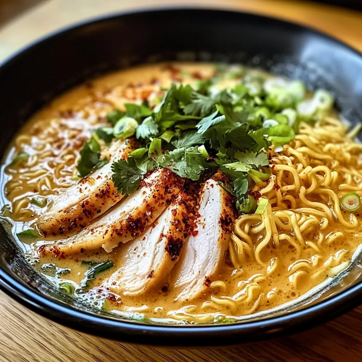 Knoblauch-Hühnchen-Ramen für Schnelle Abende