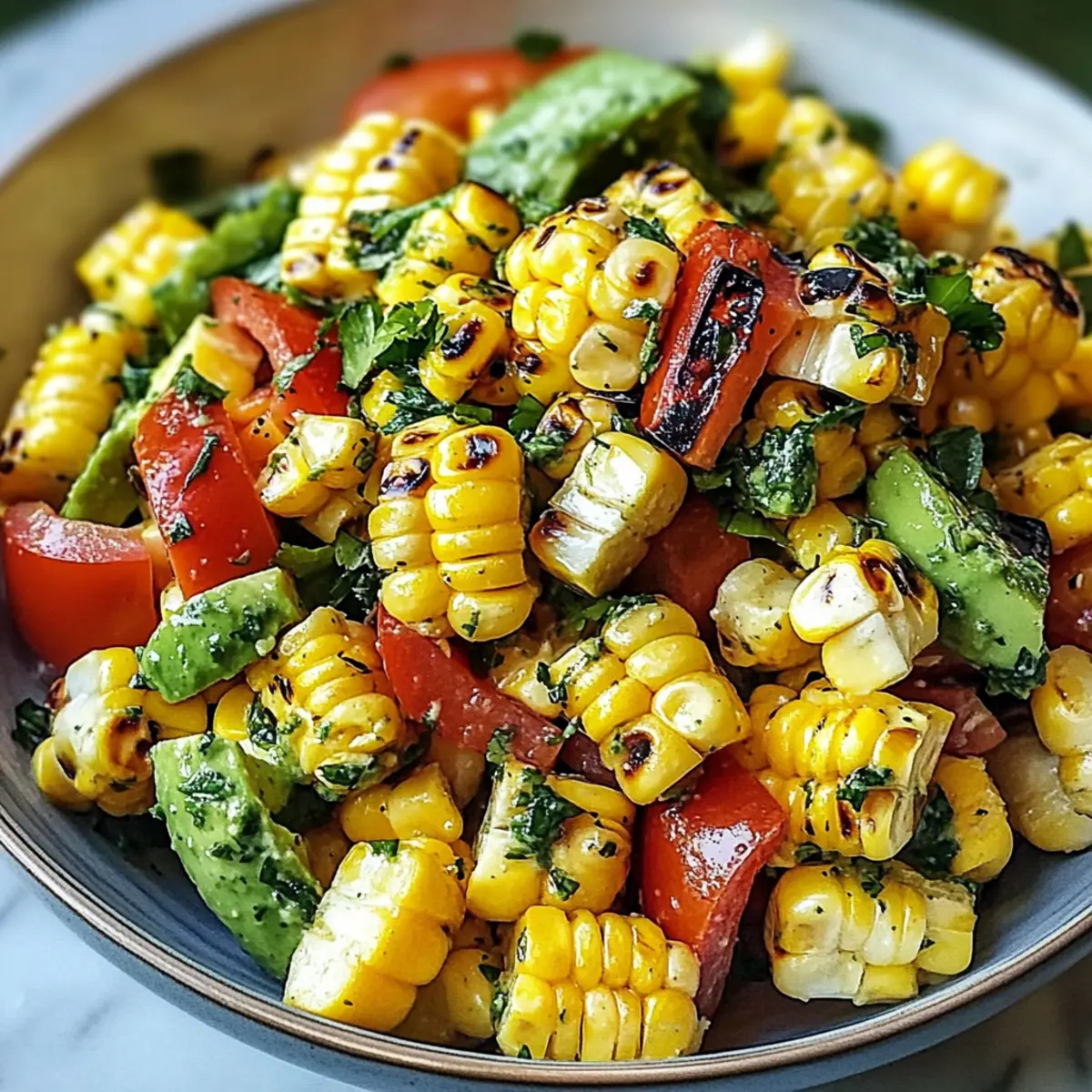 Gegrillter Maissalat für den perfekten Sommergenuss