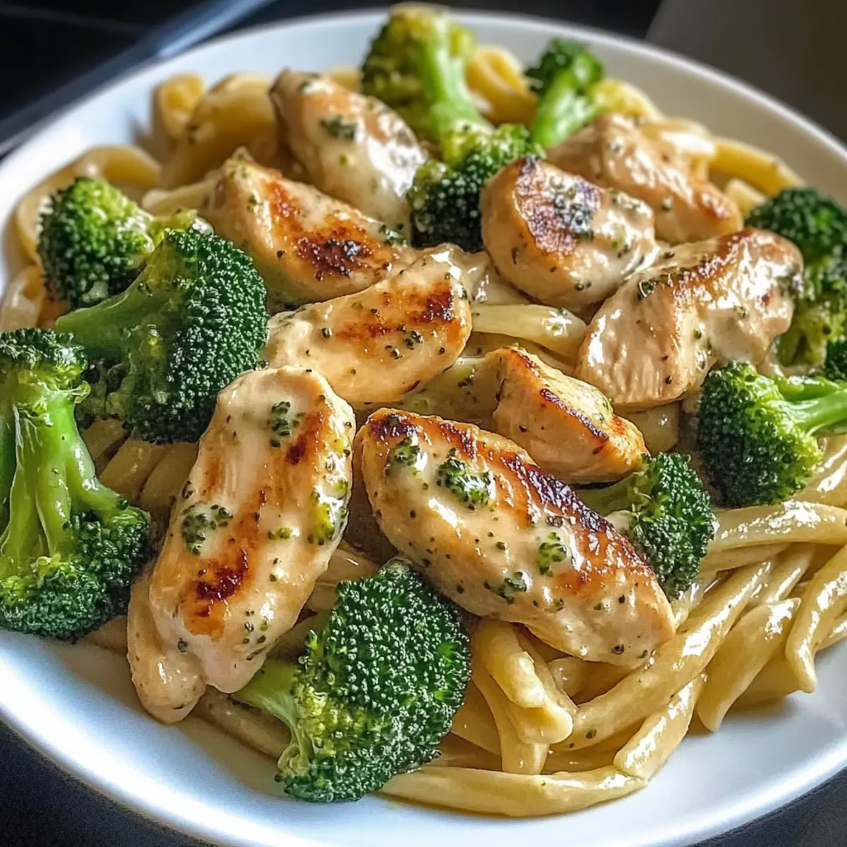 Hähnchen-Brokkoli-Pasta für die ganze Familie