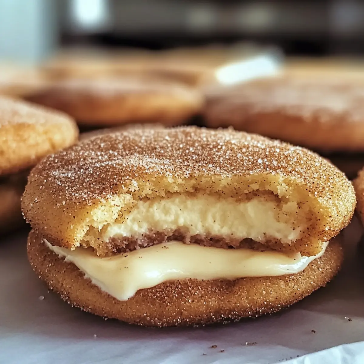 Käsekuchen-Kekse mit Zimtzucker und Wow-Faktor