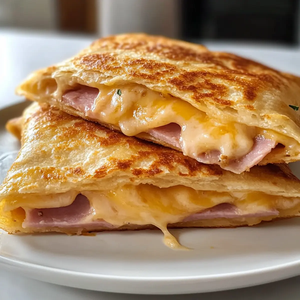 Schinken-Käse-Taschen im Airfryer: Blitzschnell zubereitet